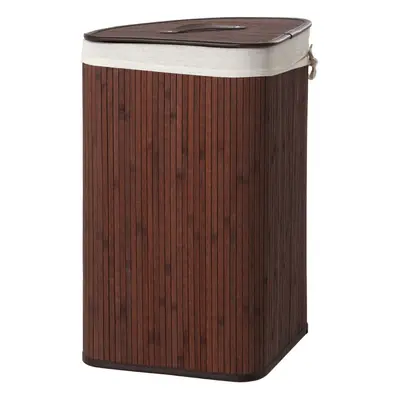 Premier Housewares Kankyo Dark Brown Corner Laundry Hamper