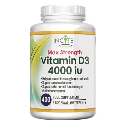 Vitamin D 4000iu Premium Vitamin D3 Easy-Swallow Micro Tablets