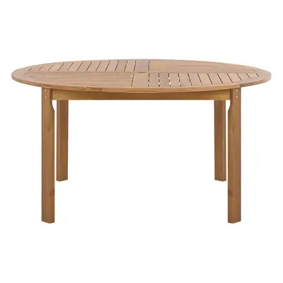 Garden Table Wood Light Wood TOLVE