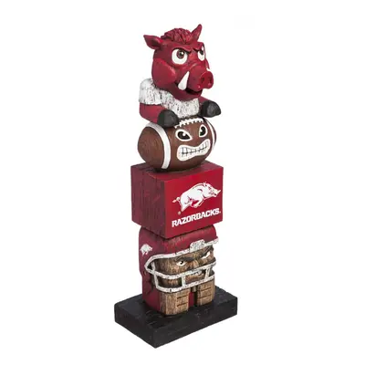 Team Sports America NCAA Arkansas Razorbacks Tiki Totem