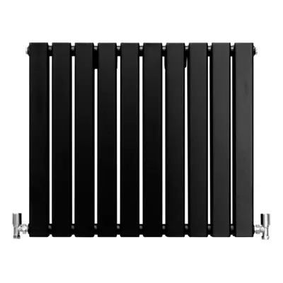 (Black, x 700mm) Flat Panel Radiators Horizontal Vertical Heater