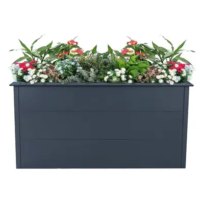 Metal Raised Garden Bed Planter With Snail Protection 150cm W x 77cm H