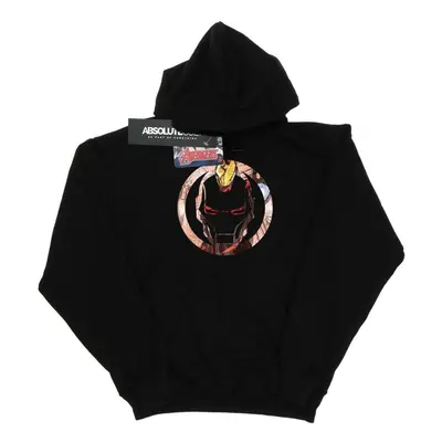 (9-11 Years, Black) Marvel Boys Iron Man Montage Symbol Hoodie