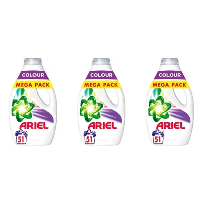 Ariel Colour Laundry Liquid Detergent Washes 1.78L - Pack of