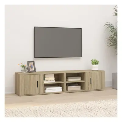 vidaXL TV Cabinets pcs Sonoma Oak 80x31.5x36 cm Engineered Wood