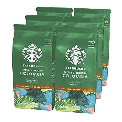 Starbucks Espresso Roast Dark Roast Ground Coffee g Bag (Pack of 6)