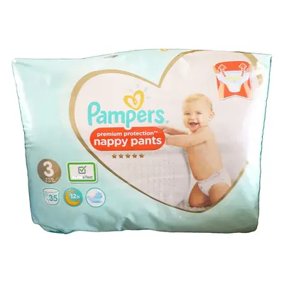 Pampers Premium Protection Pants Size 3, Nappy Pants, Soft