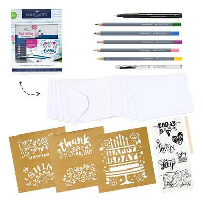 Faber-Castell Minute Studio Card Making for Beginners - Create Your Own DIY Greeting Cards with 