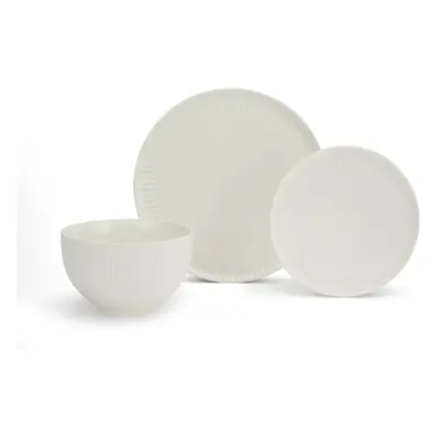 12pc Alumina Porcelain Textured D/Set