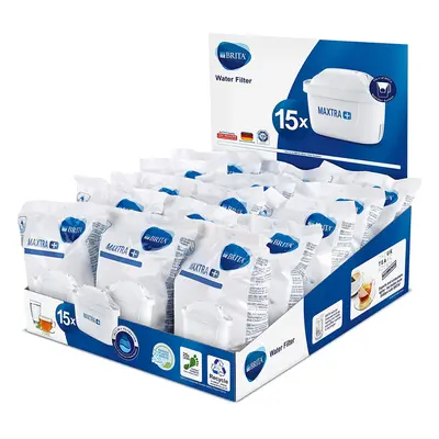 (15 Count (Pack of 1)) BRITA MAXTRA + Replacement Water Filter Cartridges , Compatible with all 