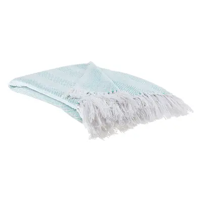 Blanket TANGIER Cotton x cm Mint Green