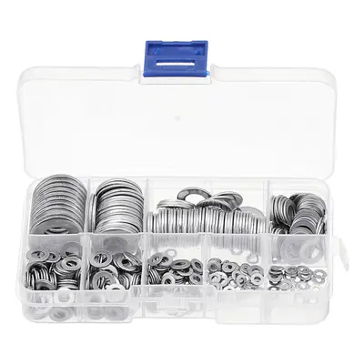 580Pcs Flat Washer Round Assortment Set Stainless Steel M2 to M12