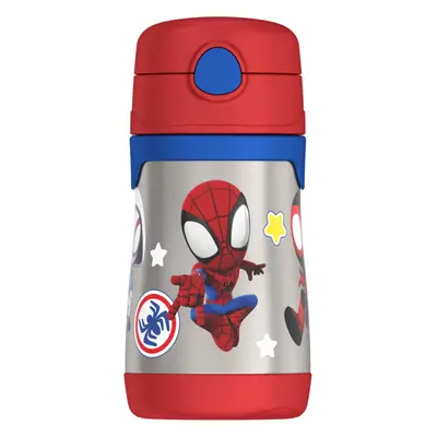 THERMOS Vacuum Insulated Stainless Steel 10oz Straw Bottle Spidey and His Amazing