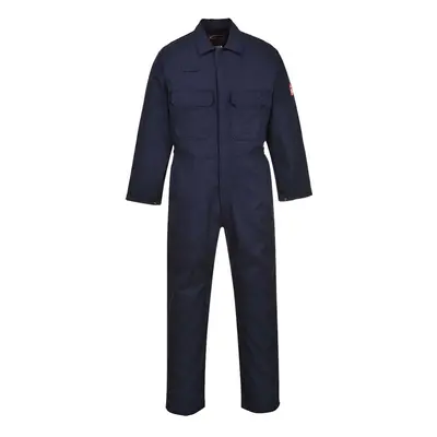 Portwest BIZ1 Men's Protective Workwear Overalls Bizweld FR Coverall Navy, Medium