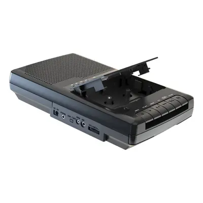 Portable Cassette Player Tape Recorder with Stand-Alone Microphone & Built-in Speaker, External 