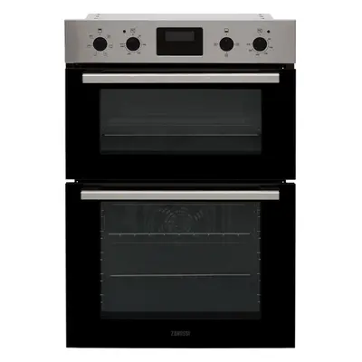 Zanussi ZKHNL3X1 Built In Electric Double Oven - Black