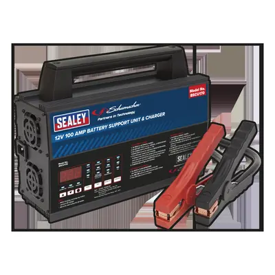 SEALEY - BSCU170 Schumacher Battery Support Unit & Charger - 12V 100A