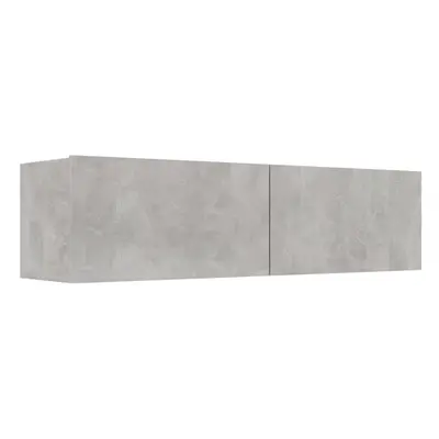 TV Cabinet Concrete Grey 120x30x30 cm Chipboard