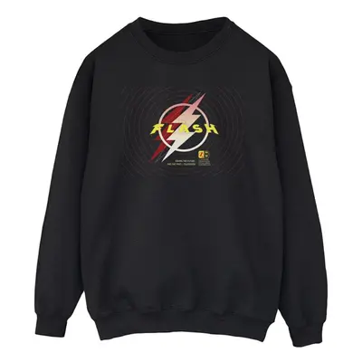 (XL, Black) DC Comics Mens The Flash Lightning Logo Sweatshirt