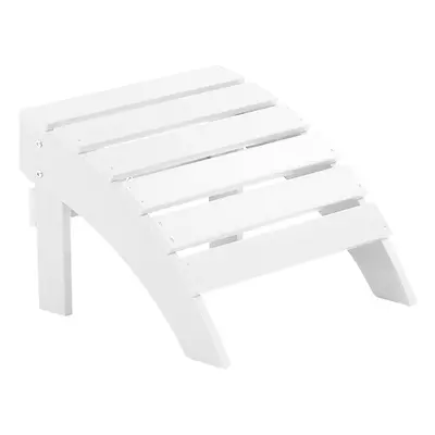 Garden Footstool ADIRONDACK White