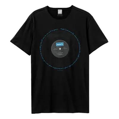 (S, Black) Oasis Unisex Adult Live Forever Oasis T-Shirt