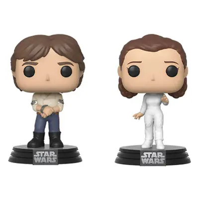 Funko POP Vinyl Wars-2PK Star Wars 2PK Han & Leia Collectible Toy, Multicolour