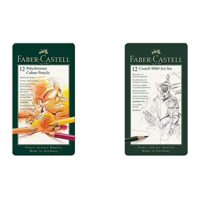 Faber Castell F110012 Polychromos Colour Pencils Tin Of &Faber-Castell Art Set x Pencils