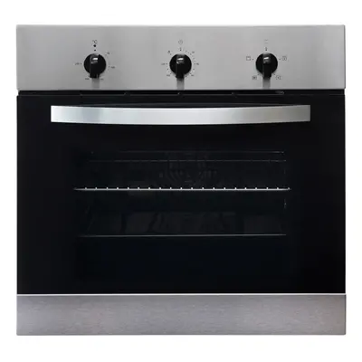 SIA SO111SS 60cm Stainless Steel Built In Single Electric True Fan Oven