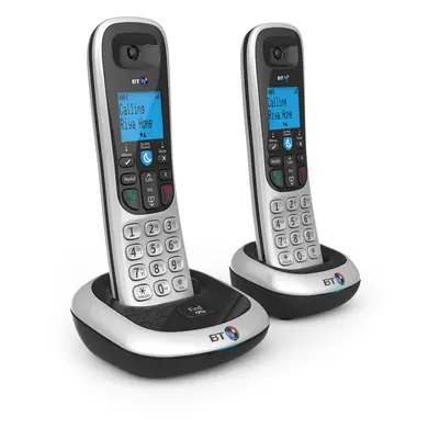 BT Nuisance Call Blocker Cordless Home Phone - Twin Handset Pack