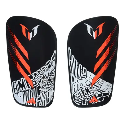 Unisex-Adult Messi Club Shinguard Black/Solar Red/White Medium