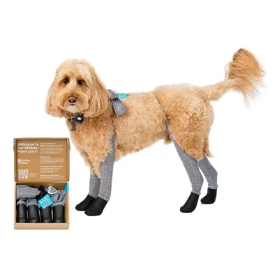 Walkee Paws New Deluxe Easy-On Dog Boot Leggings Seen on Shark Tank Protects from Winter Cold We