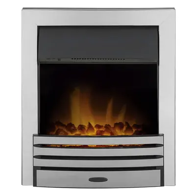 Adam Eclipse Electric Fire in Chrome