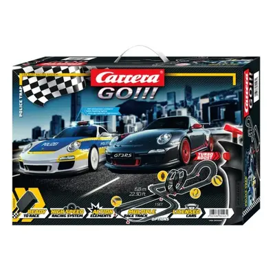 Greenhills Carrera GO!!! Police Trap Porsche GT3RS Racing Set