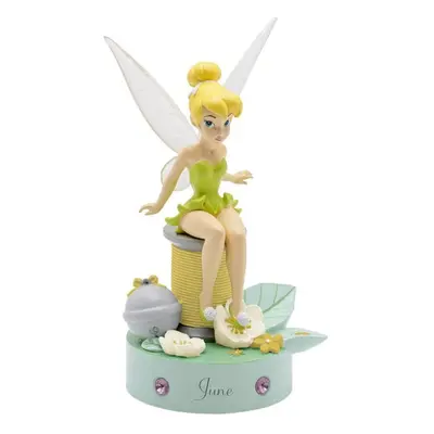 Disney Tinkerbell Hand Painted Birthday Figure with Birthstone - June