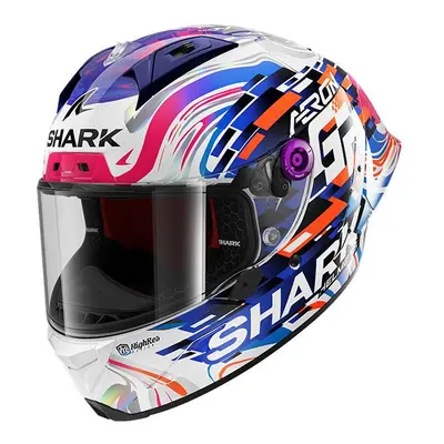 (M) Shark Aeron-GP Full Face Helmet Replica Zarco GP DVB