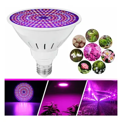 E27 30W LED Grow Light Full Spectrum Plant Lamp Set for Flower Seeds Greenhouse AC85-265V