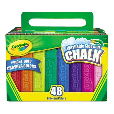 Washable Sidewalk Chalk Assorted Bright Colors by Crayola