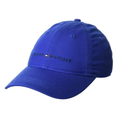 Tommy Hilfiger Men's Cotton Logo Adjustable Baseball Cap Waterloo Blu