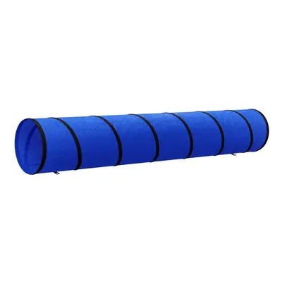 (50 x cm (Diameter x H)) vidaXL Dog Tunnel Blue Polyester Training Tunnel Dog Play Run Jump Mult