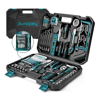 Sundpey Tool Kit Set for Home - Piece Hand Tools Repair & Maintenance DIY Tool Kit Included with