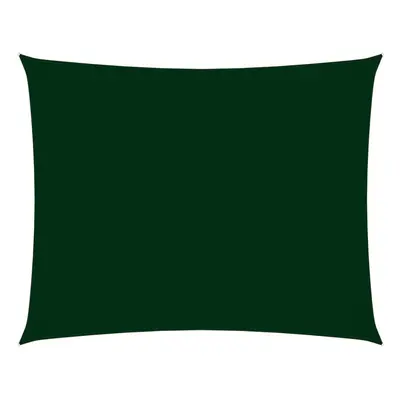 vidaXL Sunshade Sail Oxford Fabric Rectangular 2x3.5 m Dark Green Shade Canopy