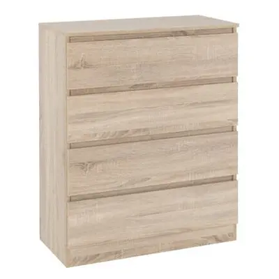 Malvern Drawer Chest of Drawers in Sonoma Oak Effect Recessed Handles