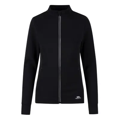 (10, Black) Trespass Womens Active Top Full Zip HighNeck Ridge