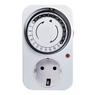 (EU Plug) Timing Socket Kitchen Socket 24-hour Cycle Switch Automatic Power-off Appointment Time