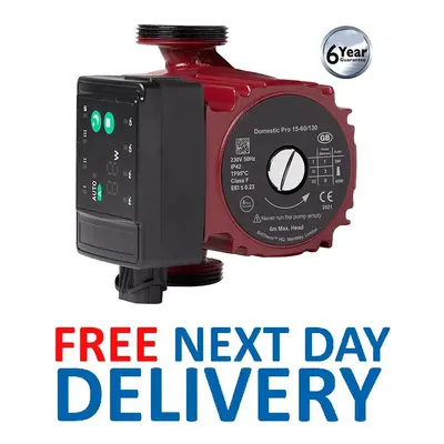 Brittherm Heating Circulating Pump 15-60/130 1Â½" (Replaces Grundfos UPS2) Year Warranty