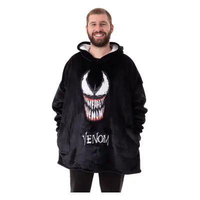 Marvel Blanket Hoodie (Mens Black)