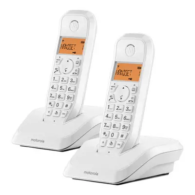 Wireless Phone Motorola S1202 (2 pcs)/White