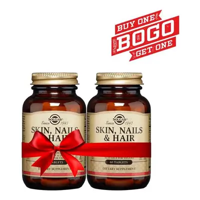 Solgar Skin Nails & Hair 60's Bogo (1+1)