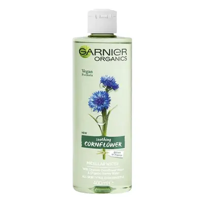 Garnier 400ml Anti Blackhead Cleansing Gel Micellar Water Soothing Cornflower