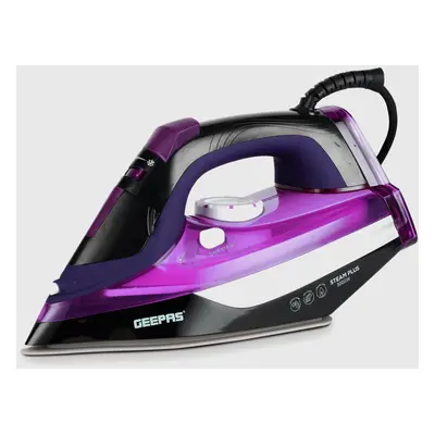 Geepas Steam Iron 2in1 Dry & Wet Adjustable Steam Control 3000W